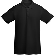 Load image into Gallery viewer, Prince 210 g/m² organic cotton short sleeve men's polo — Black