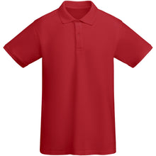 Load image into Gallery viewer, Prince 210 g/m² organic cotton short sleeve men's polo — Red