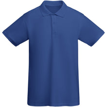 Load image into Gallery viewer, Prince 210 g/m² organic cotton short sleeve men's polo — Royal blue