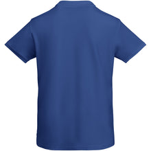 Load image into Gallery viewer, Prince 210 g/m² organic cotton short sleeve men's polo — Royal blue (back)