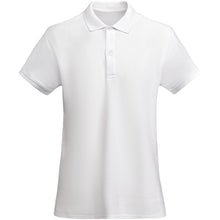 Load image into Gallery viewer, Prince 210 g/m² organic cotton short sleeve women's polo — White