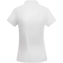 Load image into Gallery viewer, Prince 210 g/m² organic cotton short sleeve women's polo — White (back)