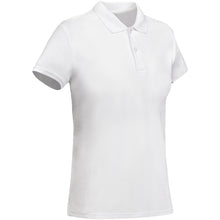 Load image into Gallery viewer, Prince 210 g/m² organic cotton short sleeve women's polo — White (detail)