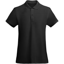 Load image into Gallery viewer, Prince 210 g/m² organic cotton short sleeve women's polo — Black