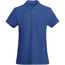 Load image into Gallery viewer, Prince 210 g/m² organic cotton short sleeve women's polo — Royal blue