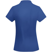 Load image into Gallery viewer, Prince 210 g/m² organic cotton short sleeve women's polo — Royal blue (back)