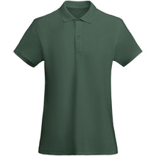 Load image into Gallery viewer, Prince 210 g/m² organic cotton short sleeve women's polo — Bottle green