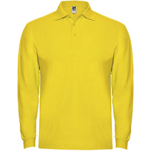 Load image into Gallery viewer, Estrella 220 g/m² long sleeve men's polo — Yellow