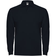Load image into Gallery viewer, Estrella 220 g/m² long sleeve men's polo — Navy Blue