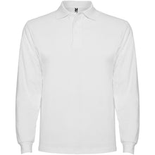 Load image into Gallery viewer, Estrella 220 g/m² long sleeve men's polo — White