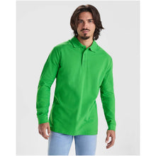 Load image into Gallery viewer, Estrella 220 g/m² long sleeve men's polo — lifestyle