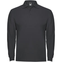 Load image into Gallery viewer, Estrella 220 g/m² long sleeve men's polo — Dark Lead
