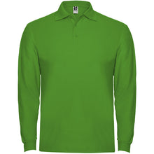 Load image into Gallery viewer, Estrella 220 g/m² long sleeve men's polo — Grass Green