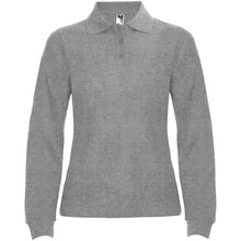 Load image into Gallery viewer, Estrella 220 g/m² long sleeve women's polo — Marl Grey