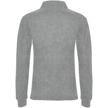 Load image into Gallery viewer, Estrella 220 g/m² long sleeve women's polo — Marl Grey (back)