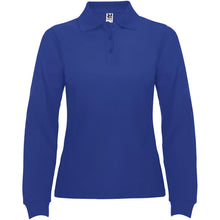 Load image into Gallery viewer, Estrella 220 g/m² long sleeve women's polo — Royal blue