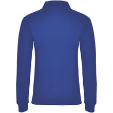 Load image into Gallery viewer, Estrella 220 g/m² long sleeve women's polo — Royal blue (back)