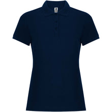 Load image into Gallery viewer, Pegaso Premium 220 g/m² short sleeve women's polo — Navy Blue