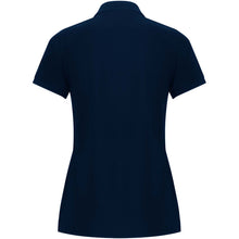 Load image into Gallery viewer, Pegaso Premium 220 g/m² short sleeve women's polo — Navy Blue (back)