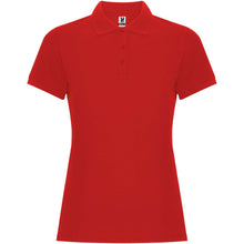 Load image into Gallery viewer, Pegaso Premium 220 g/m² short sleeve women's polo — Red