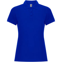 Load image into Gallery viewer, Pegaso Premium 220 g/m² short sleeve women's polo — Blue