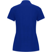 Load image into Gallery viewer, Pegaso Premium 220 g/m² short sleeve women's polo — Blue (back)