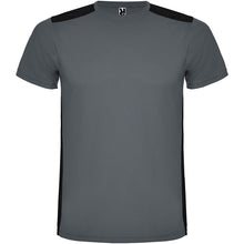 Load image into Gallery viewer, Detroit 130 g/m² short sleeve unisex sports t-shirt — Ebony / Black