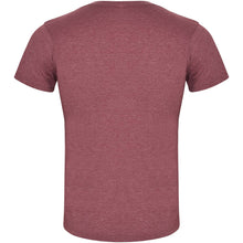 Load image into Gallery viewer, Fox 150 g/m² short sleeve men's t-shirt — Heather Garnet (back)