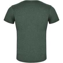 Load image into Gallery viewer, Fox 150 g/m² short sleeve men's t-shirt — Heather Bottle Green (back)