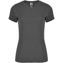 Load image into Gallery viewer, Fox 150 g/m² short sleeve women's t-shirt — Heather Black