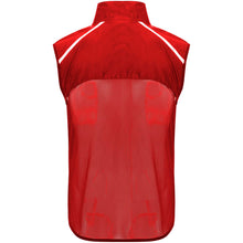 Load image into Gallery viewer, Jannu unisex lightweight running bodywarmer — Red (back)
