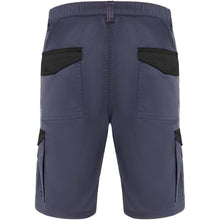 Load image into Gallery viewer, Tahoe 250 g/m2 workwear shorts — Lead / Black (back)