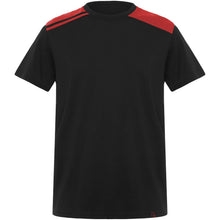 Load image into Gallery viewer, Expedition 160 g/m2 men's short sleeve t-shirt — Black / Red