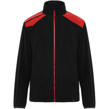 Load image into Gallery viewer, Terrano unisex microfleece jacket — Black / Red