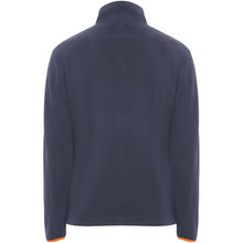 Load image into Gallery viewer, Terrano unisex microfleece jacket — Lead / Orange (back)