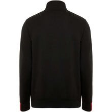 Load image into Gallery viewer, Maverick 280 g/m2 men's half zip sweater — Black / Red (back)