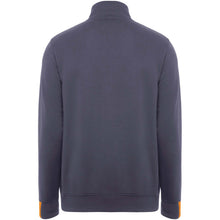 Load image into Gallery viewer, Maverick 280 g/m2 men's half zip sweater — Lead / Orange (back)