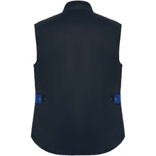 Load image into Gallery viewer, Armada multi-pocket workwear vest — Navy Blue / Royal blue (back)