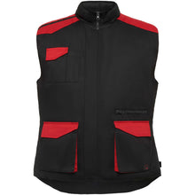 Load image into Gallery viewer, Armada multi-pocket workwear vest — Black / Red