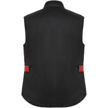 Load image into Gallery viewer, Armada multi-pocket workwear vest — Black / Red (back)