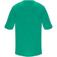 Load image into Gallery viewer, Panacea 160 g/m2 unisex short sleeve service top  — Lab Green (back)