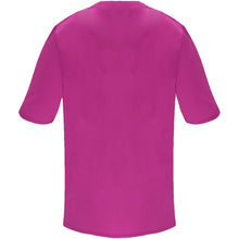 Load image into Gallery viewer, Panacea 160 g/m2 unisex short sleeve service top  — Violet (back)