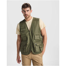 Load image into Gallery viewer, Venera 200 g/m2 v-neck multi-pocket workwear vest  — lifestyle